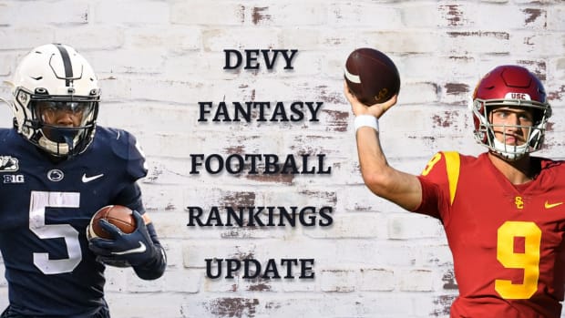 NFL DRAFT SKILLED POSITIONS DEVY FANTASY FOOTBALL RANKINGS UPDATE 2022